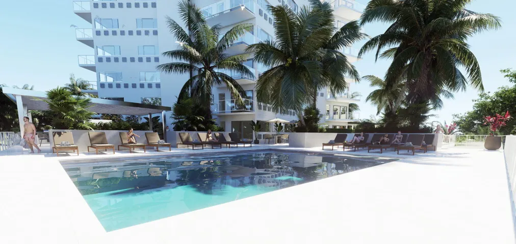 Proposed artist rendering of common areas remodel