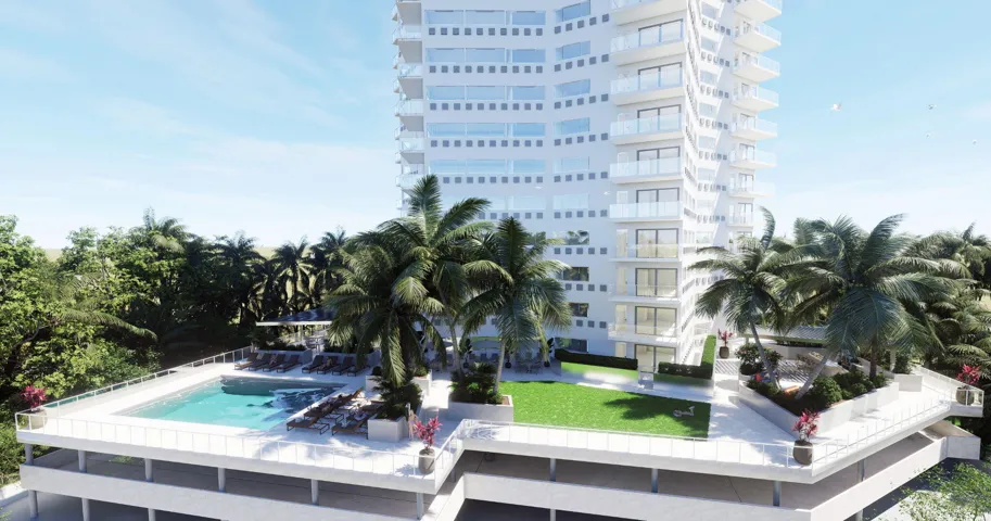 Proposed artist rendering of common areas remodel