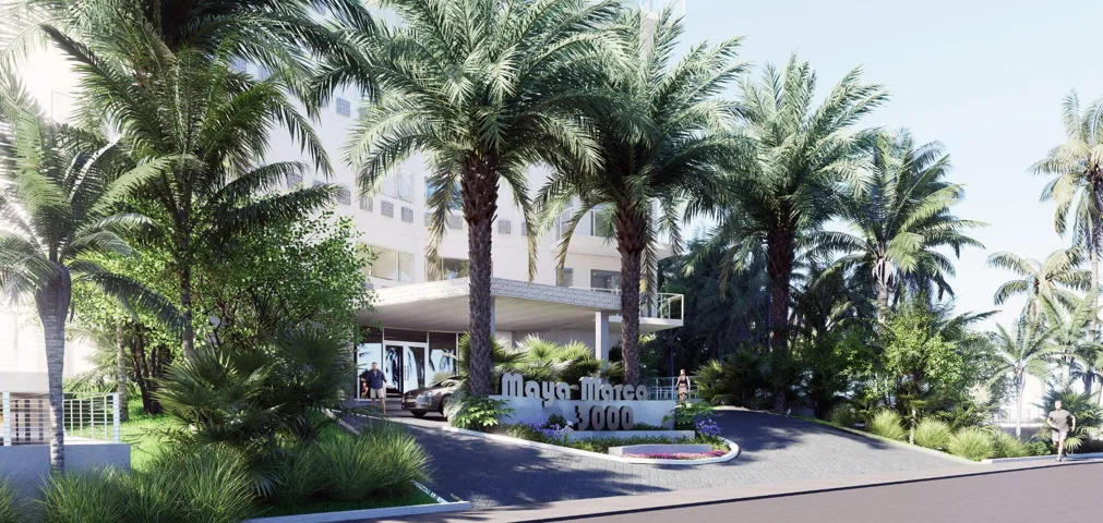 Proposed artist rendering of common areas remodel