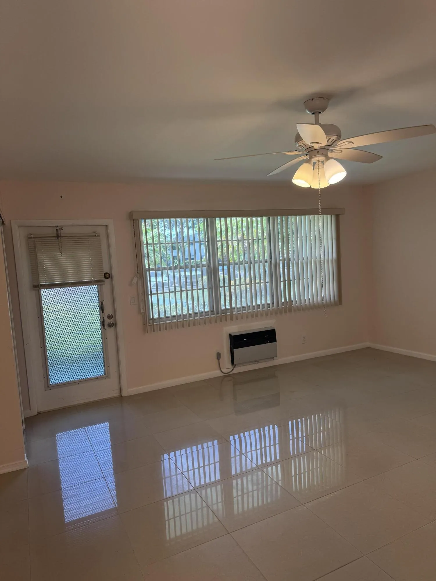 living room and front door