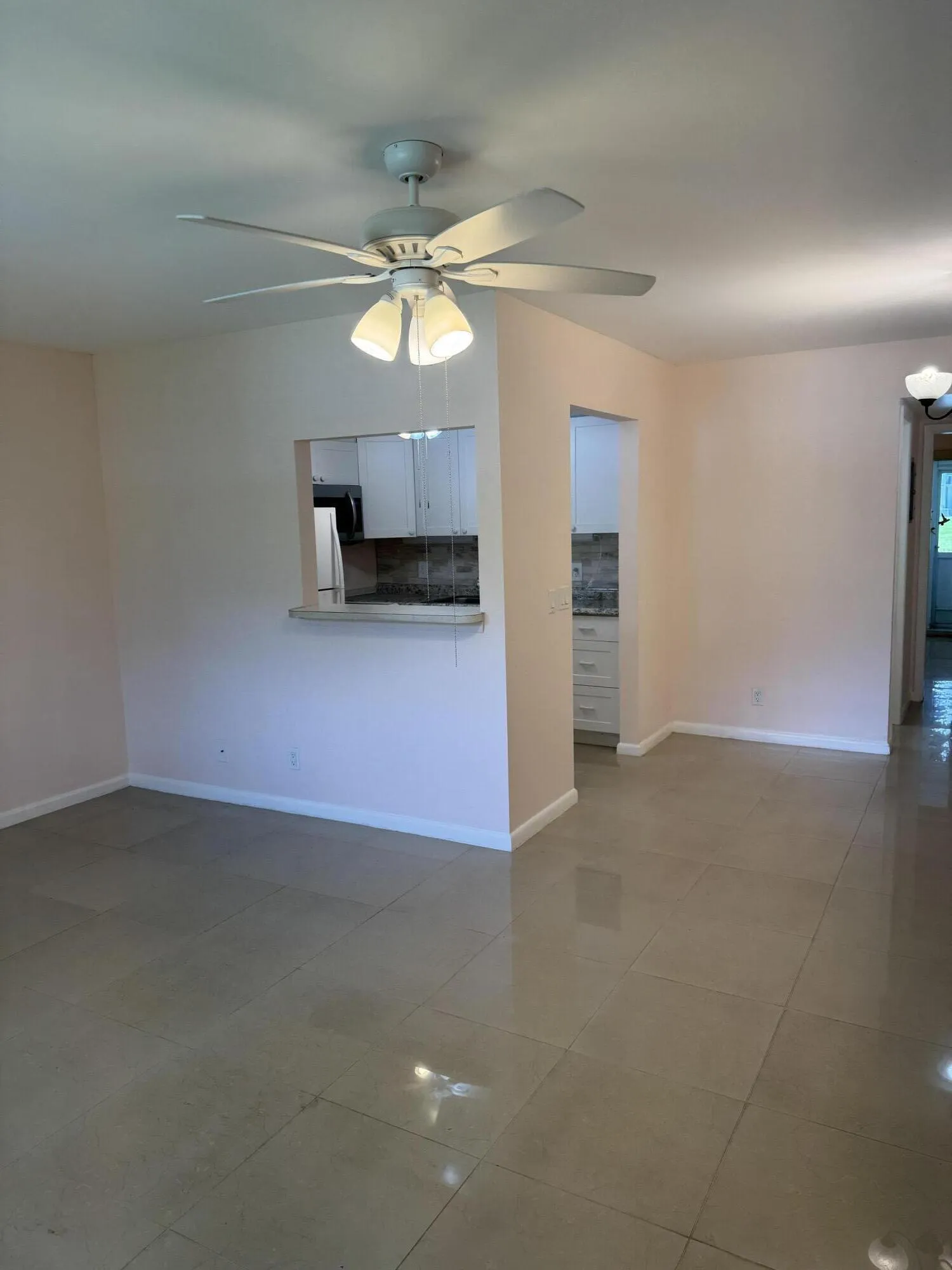 living looking to dining/kitchen