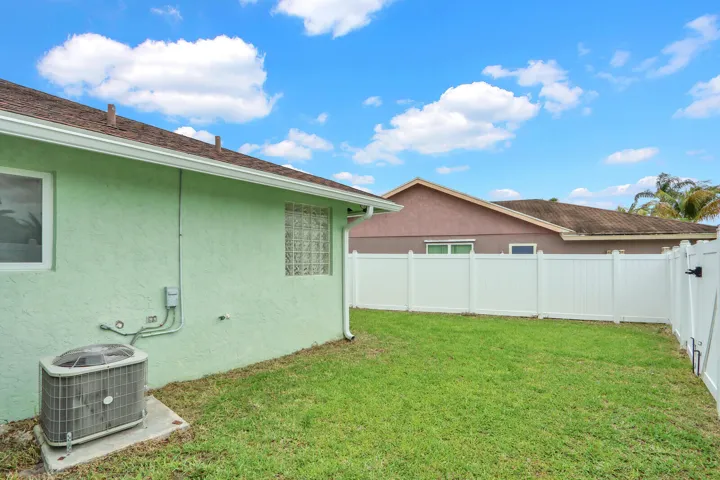 FULLY FENCED IN YARD