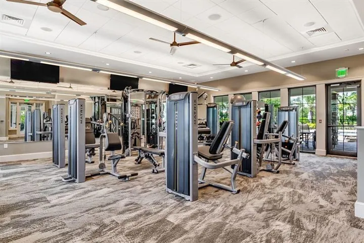 Workout Facility in Clubhouse.