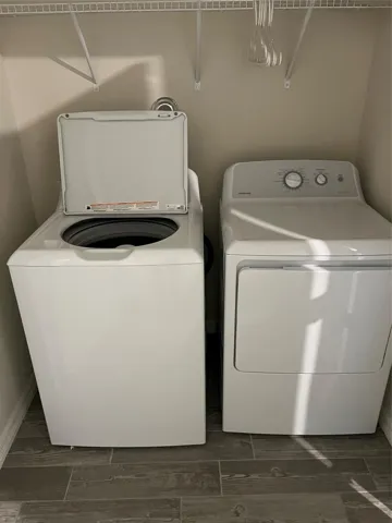 Upstairs laundry room