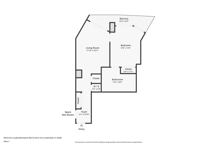 Floor Plan_#2214 _505 N Fort Lauderdale