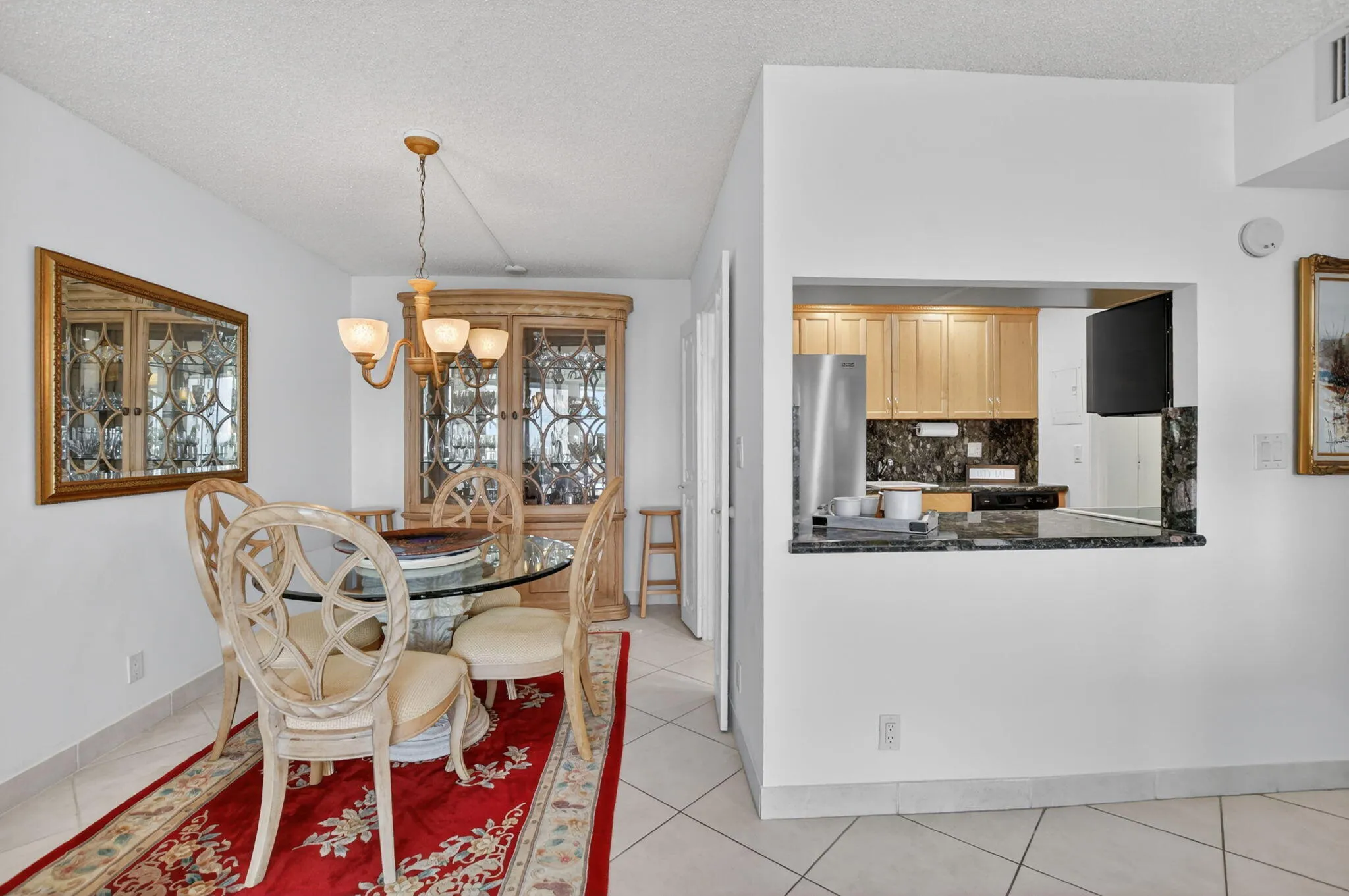 DINING AREA OPEN TO LIVING AREA