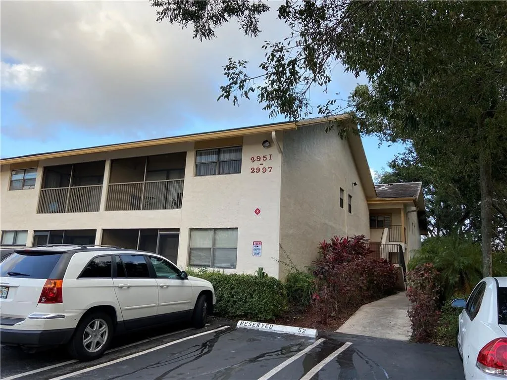 front of building