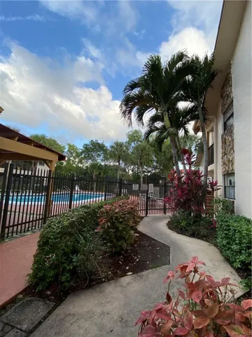 community pool area