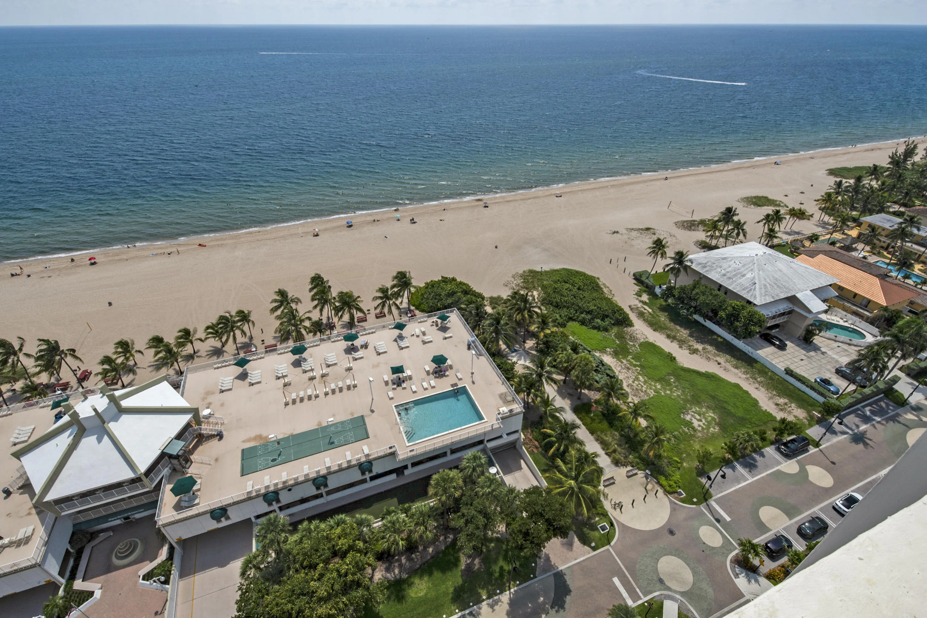 Rec Center and Beach Aerial View