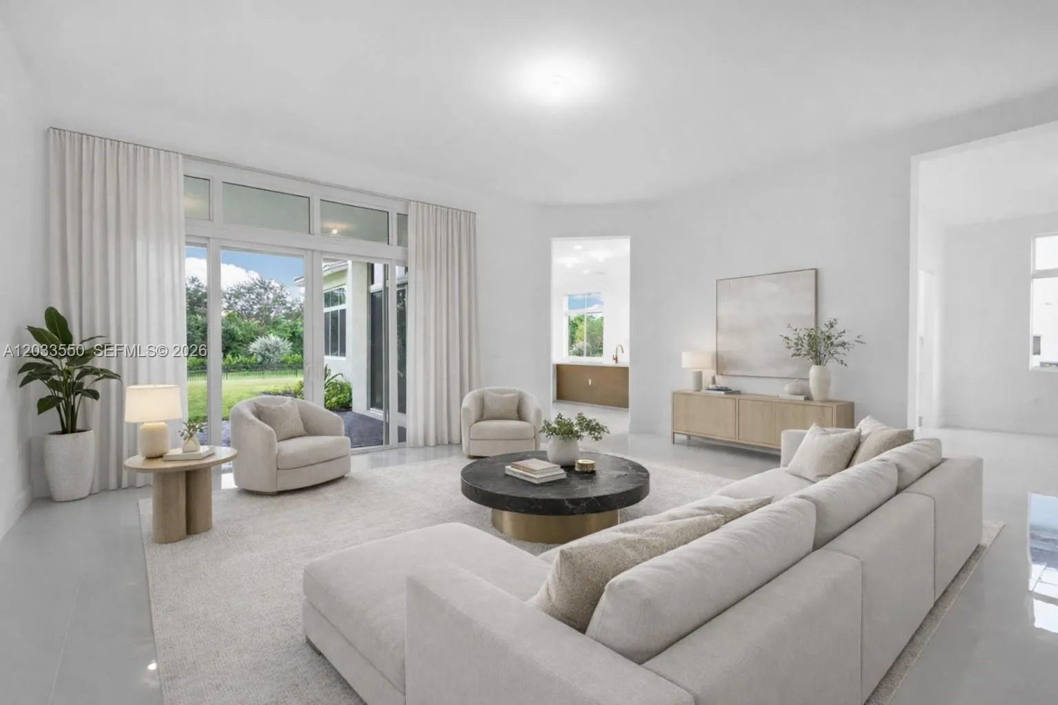 AI staging of Living Room