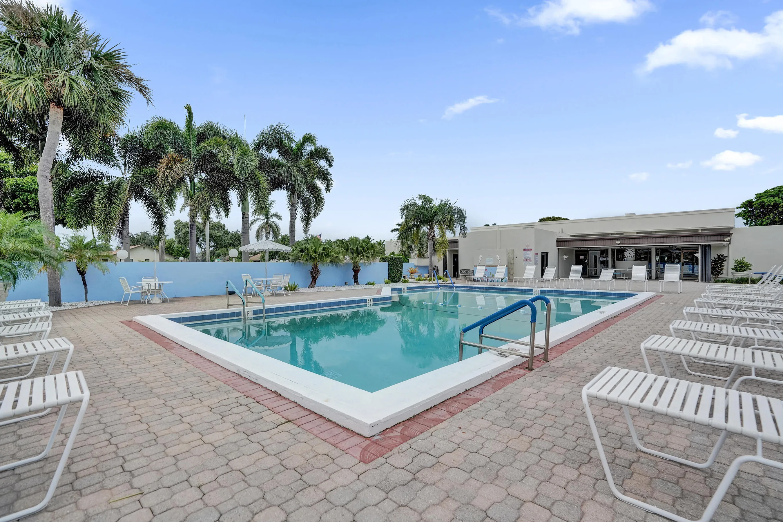 Large swimming pool