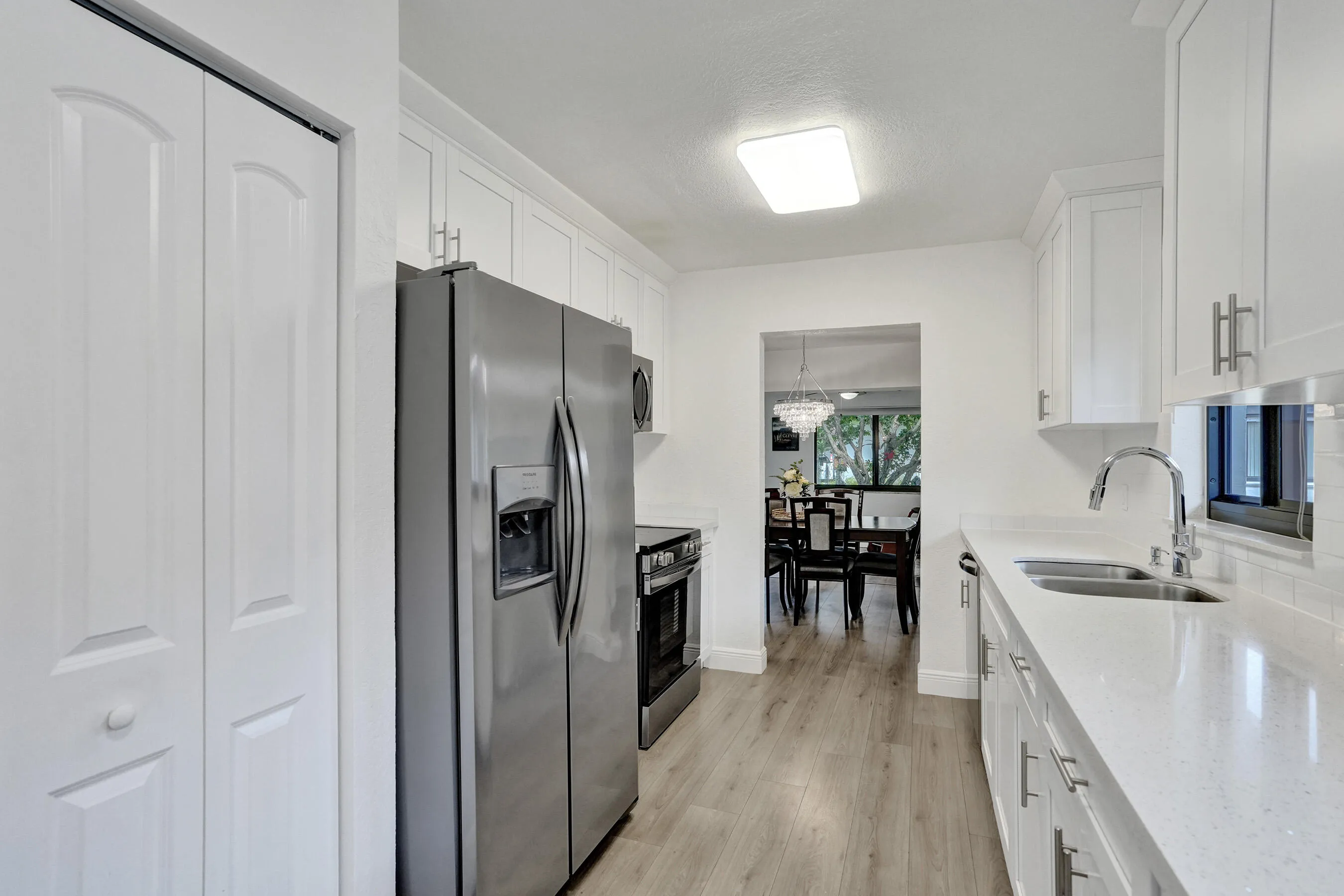 Kitchen with large pantry