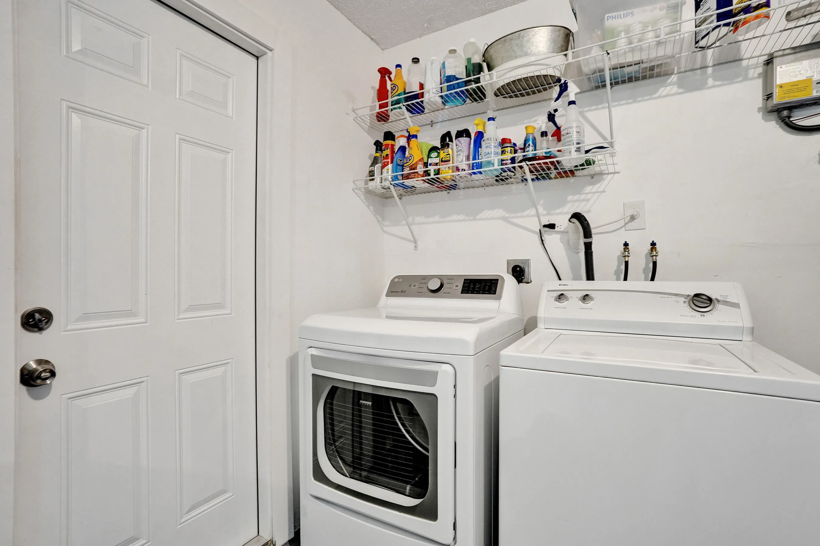 Laundry in the garage