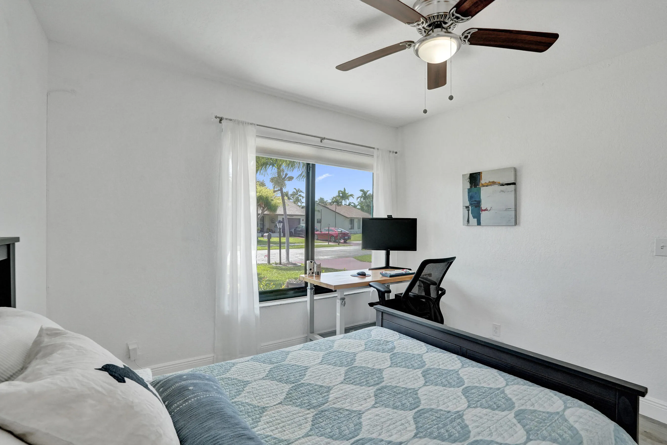 Sizable second bedroom