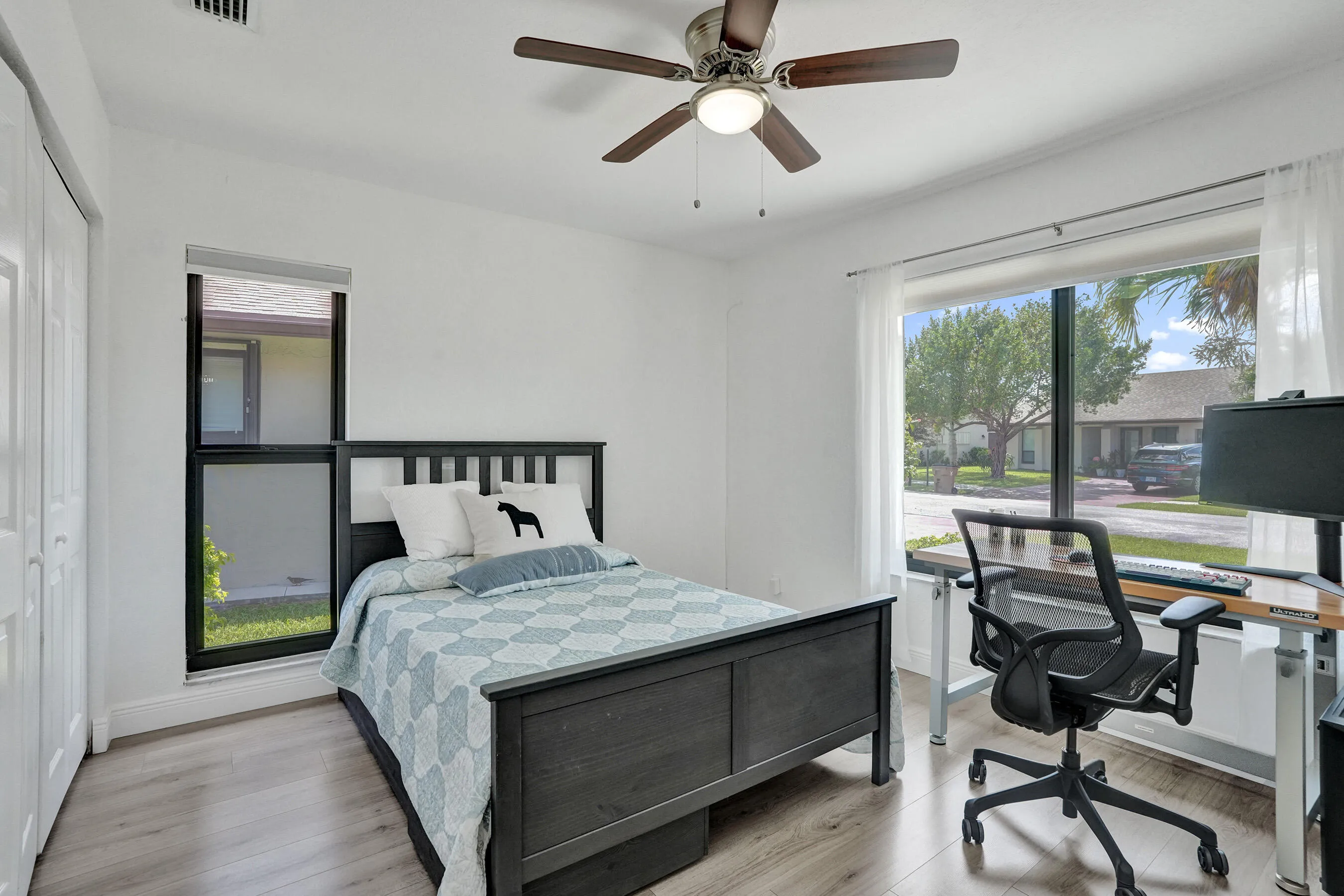 Sizable second bedroom