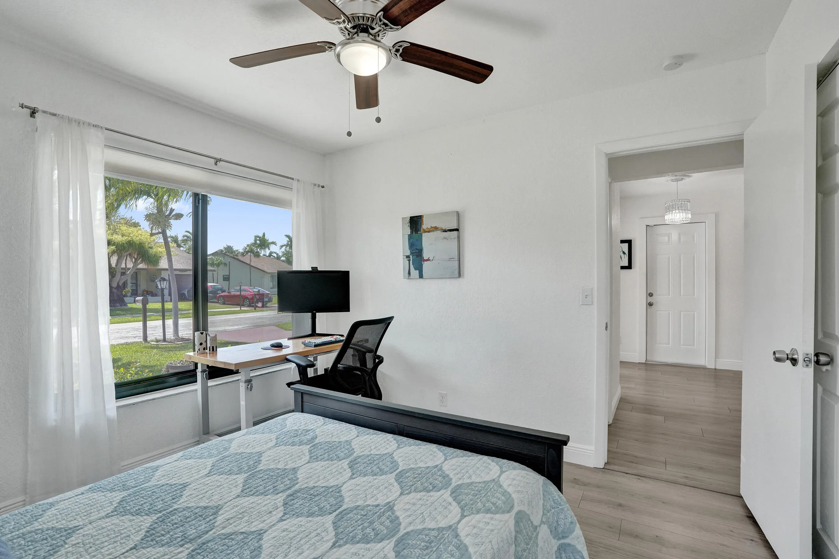 Sizable second bedroom