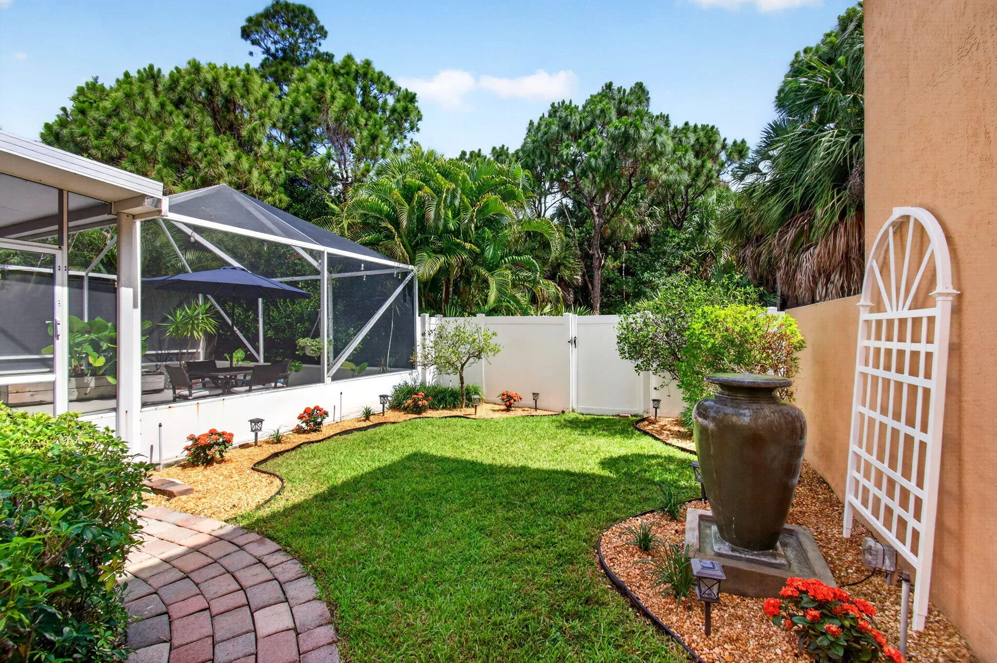 Fenced Backyard