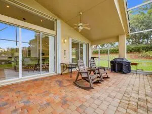 Enclosed patio