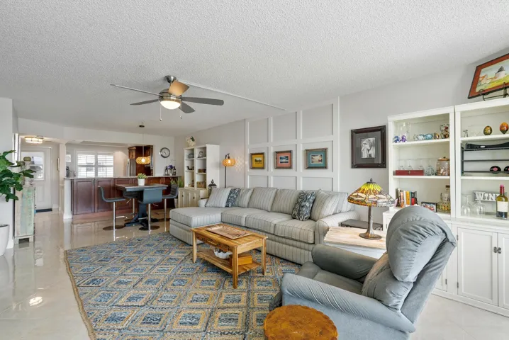 Millwork and porcelain floors
