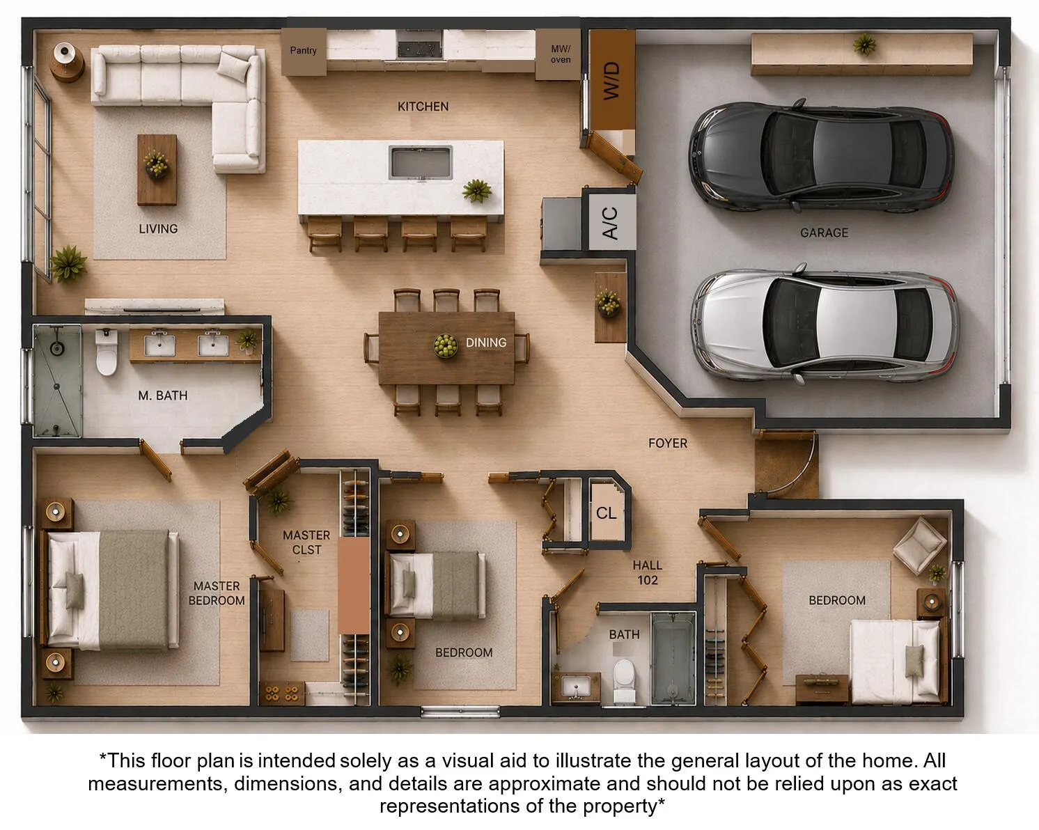 Illustrative layout