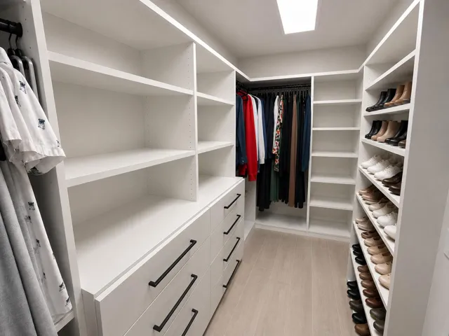 Master bedroom's closet