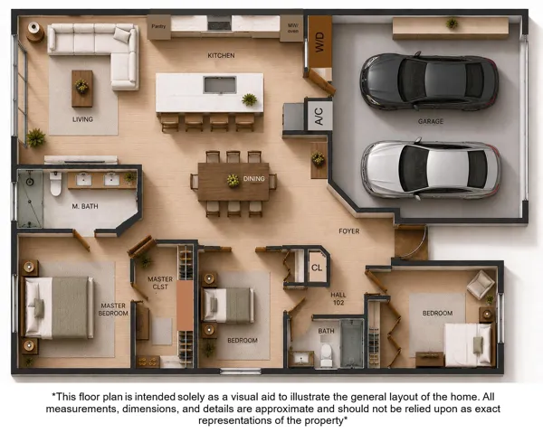 Illustrative layout
