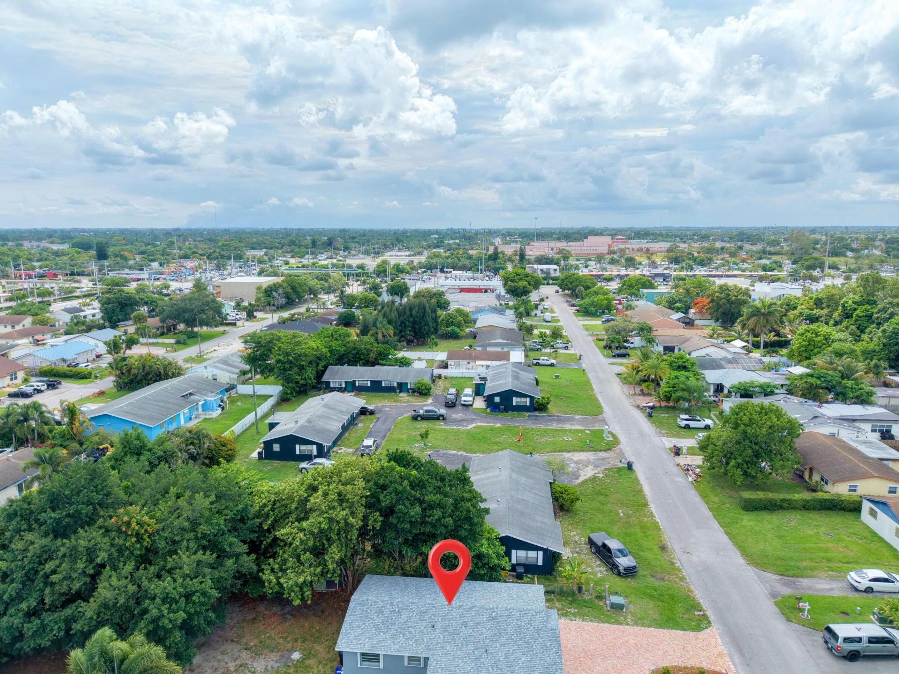 Panoramic to West
