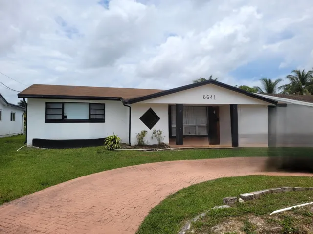 front of the house
