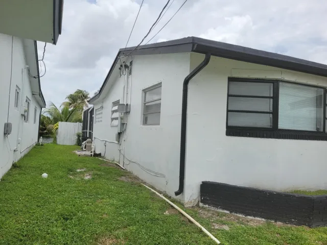 left side of the house