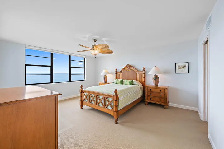Primary bedroom with incredible views