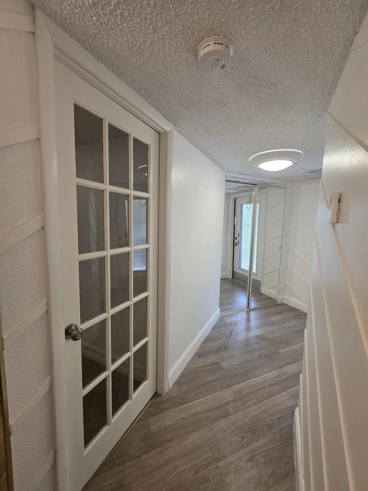 doorway to master bed