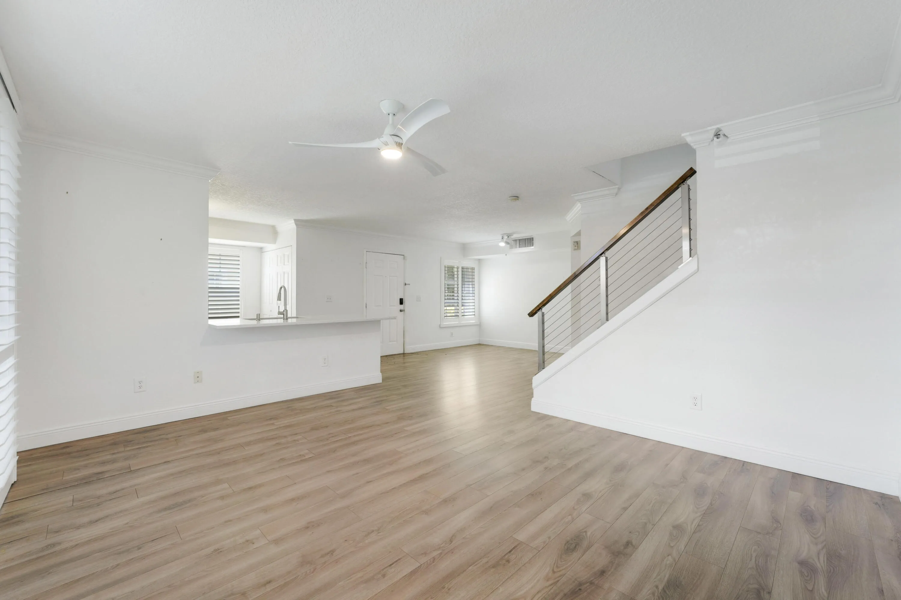 LAMINATE & CROWN MOLDING THROUGHOUT