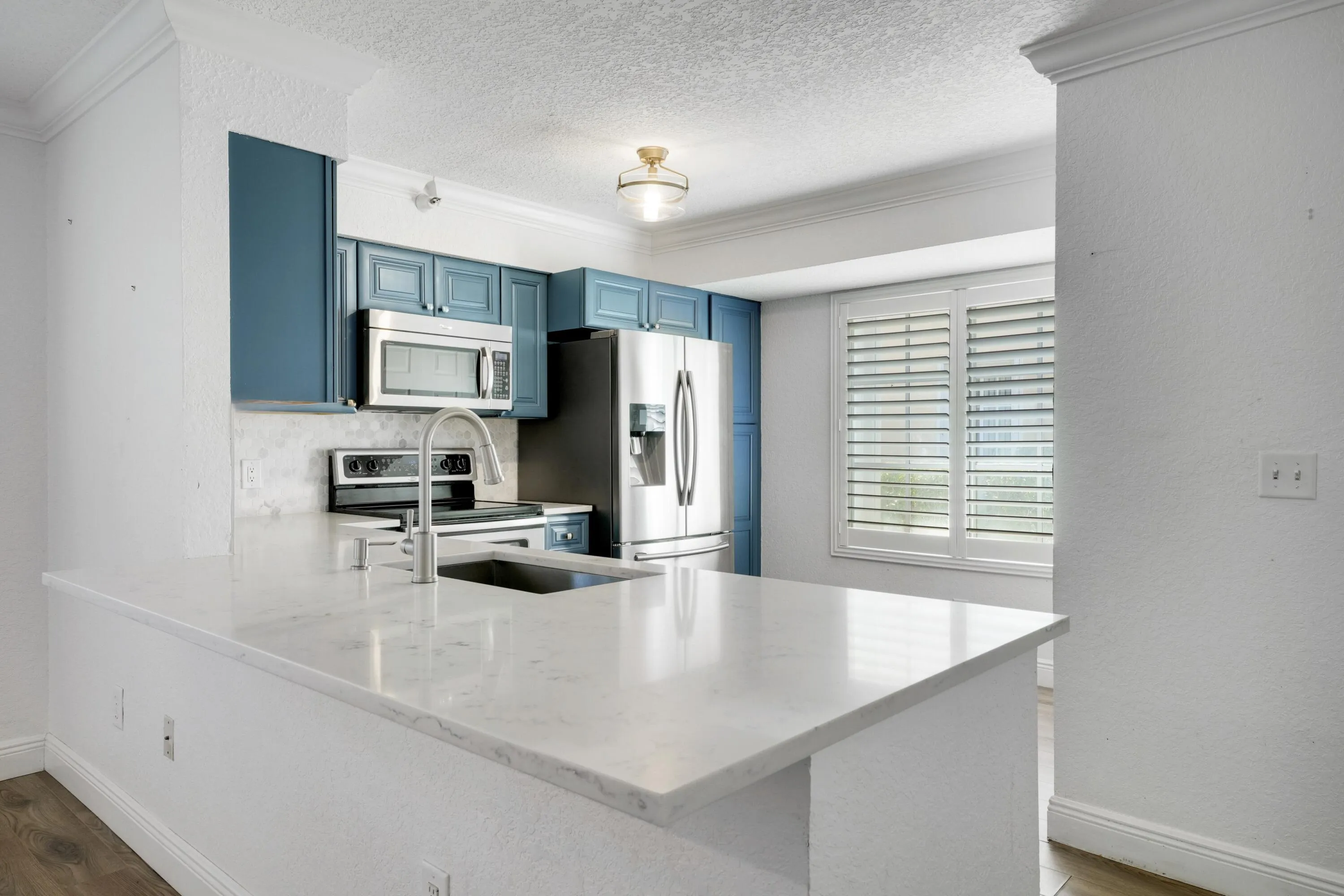 QUARTZ COUNTERS & SS APPLIANCES