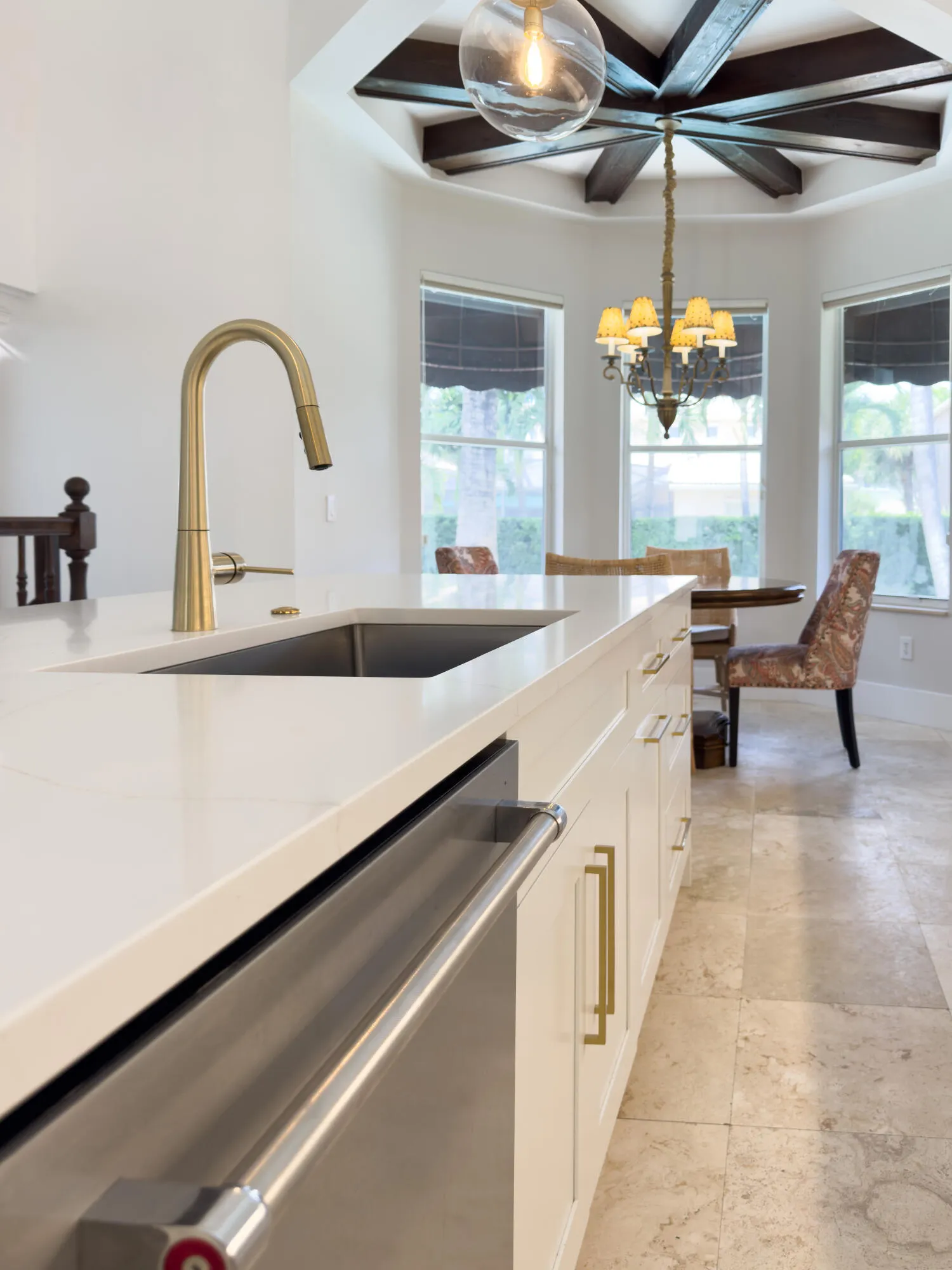 Island sink.