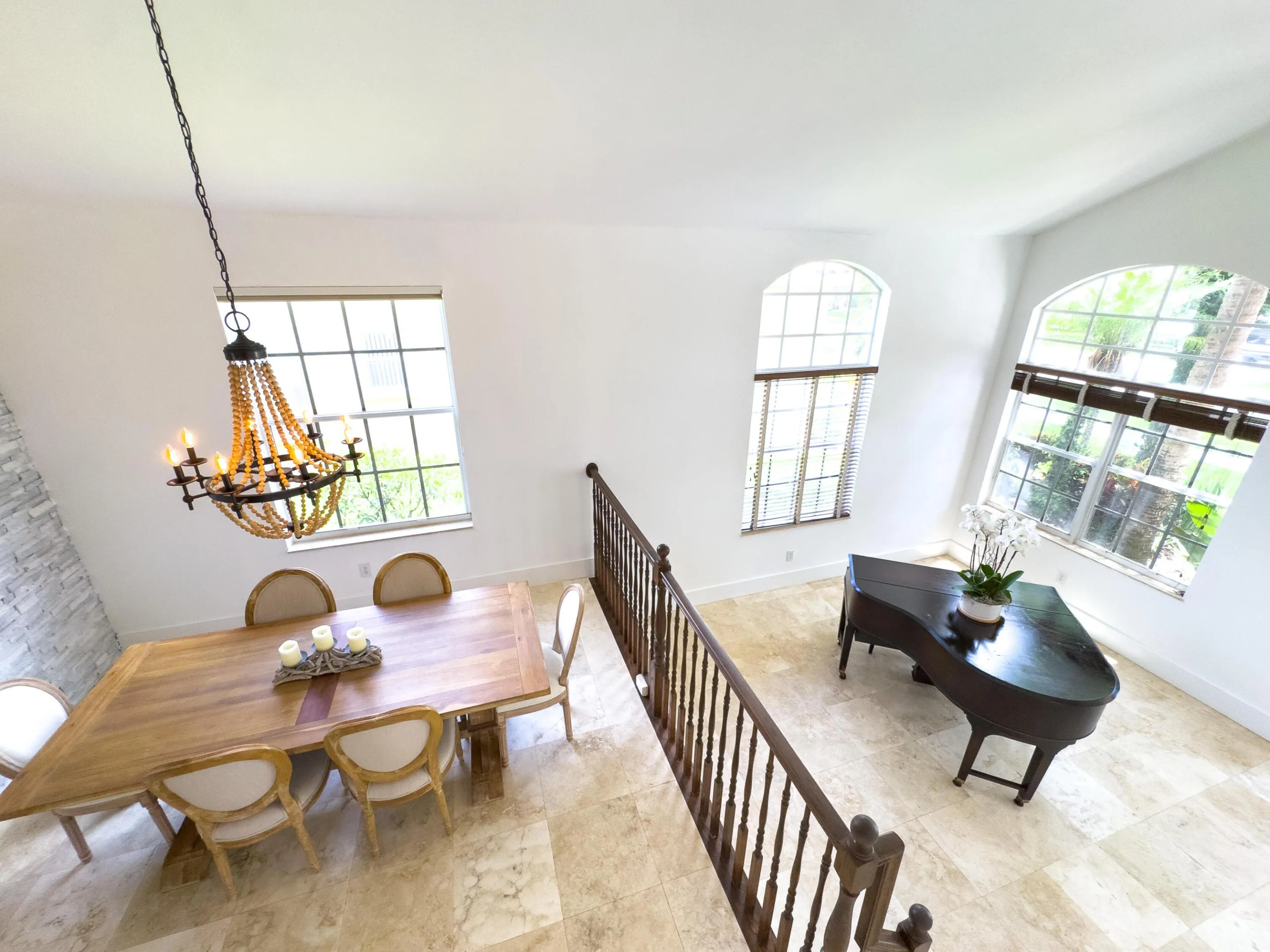 Formal areas viewed from above
