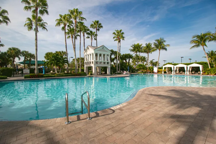 Clubhouse pool and hot tub