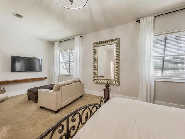 Large sitting area in primary suite.