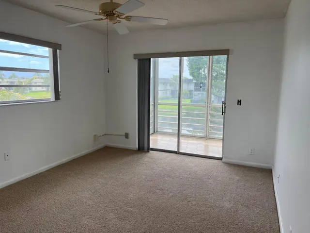 Slider in second bedroom to patio