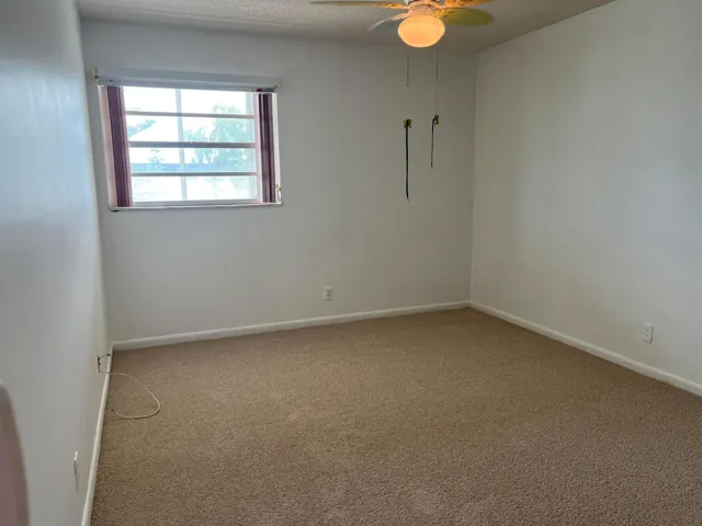 Large room with brand new carpet