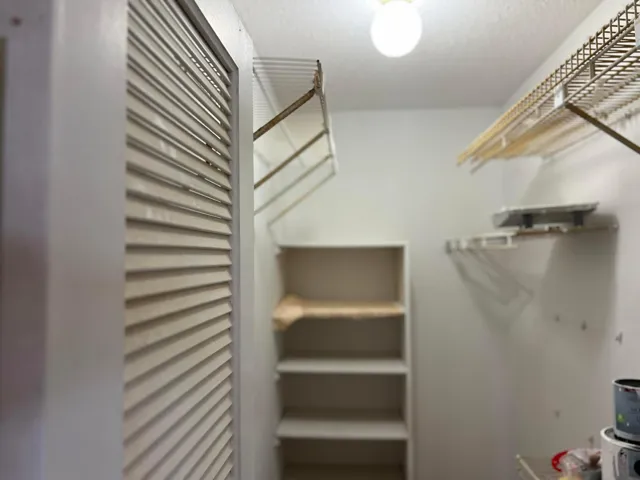 Large walk in closet