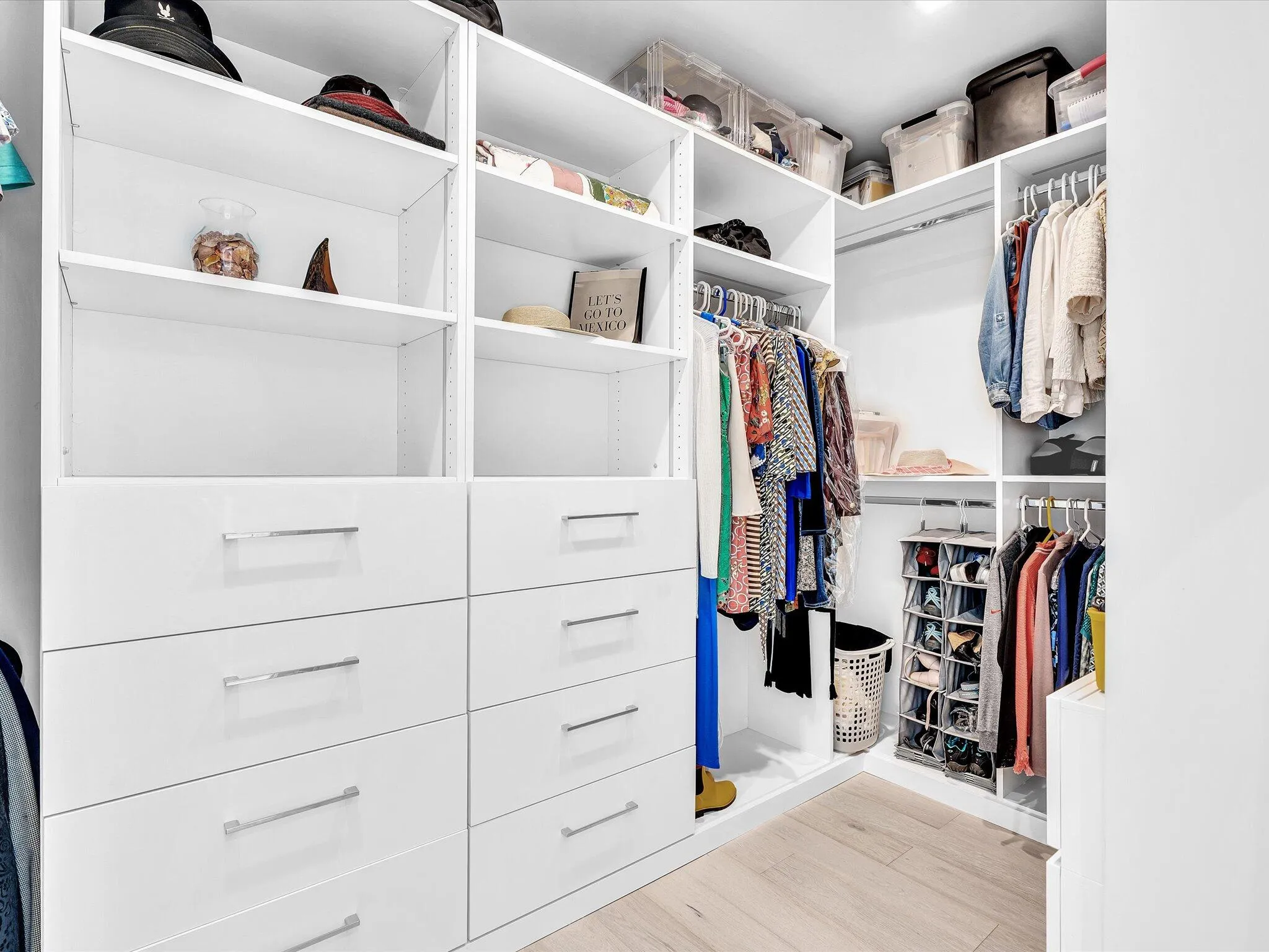 Primary closet