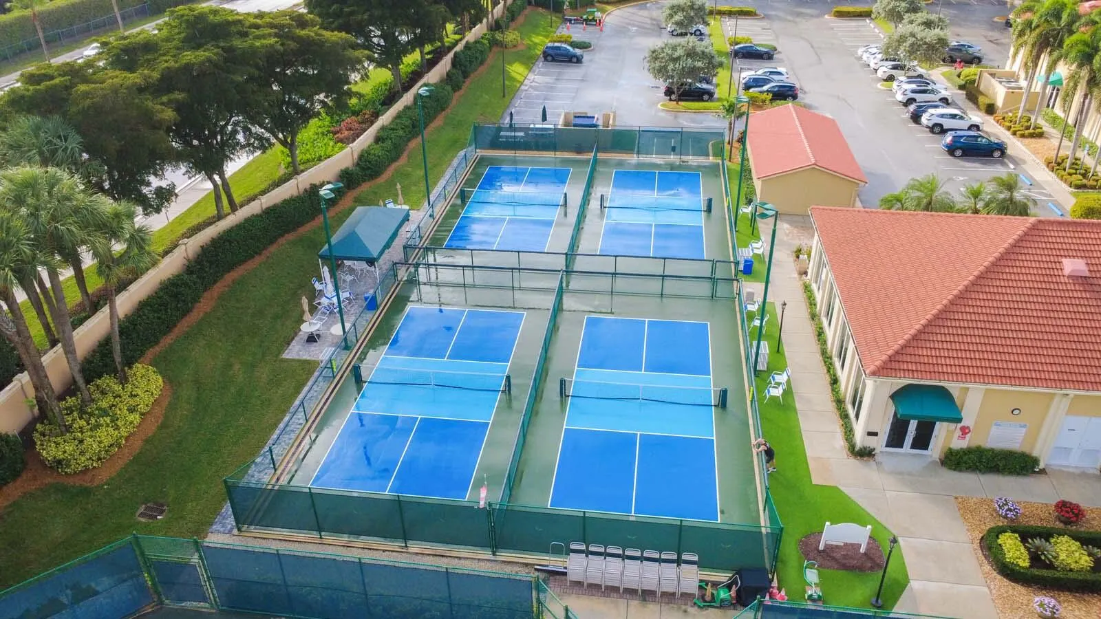 4 Pickleball Courts
