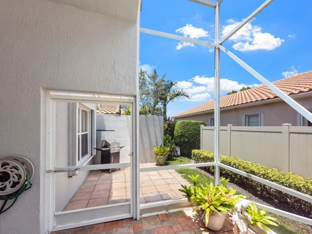 Extended Patio with barbecue area