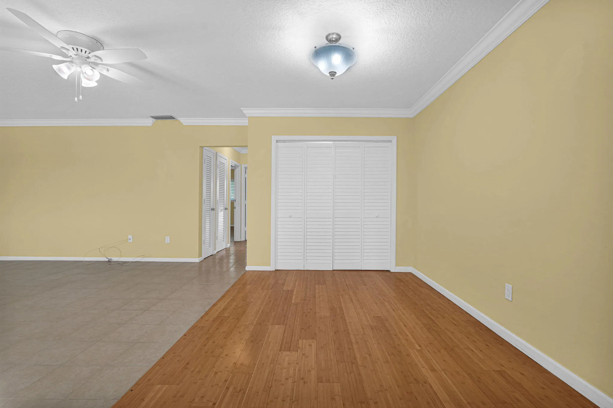 Dining Room with Bamboo Floors