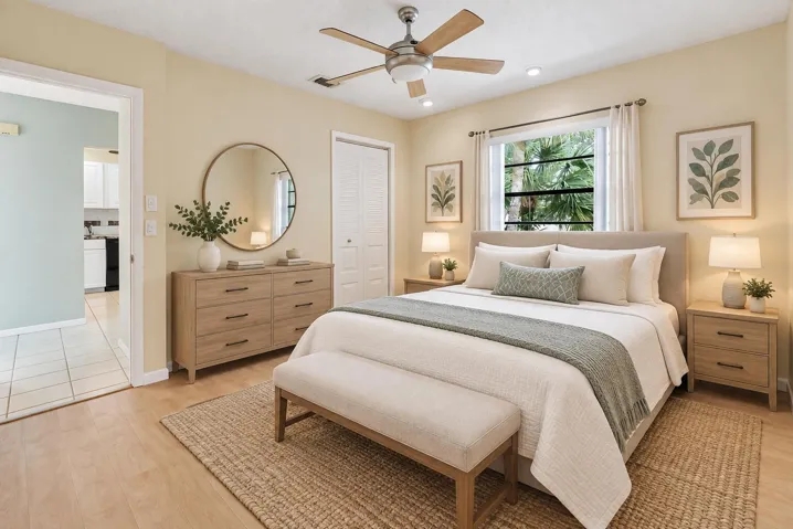 Second Bedroom, virtually staged