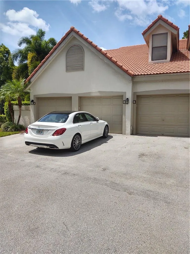 One car garage that can be accessed right front the secured lobby.