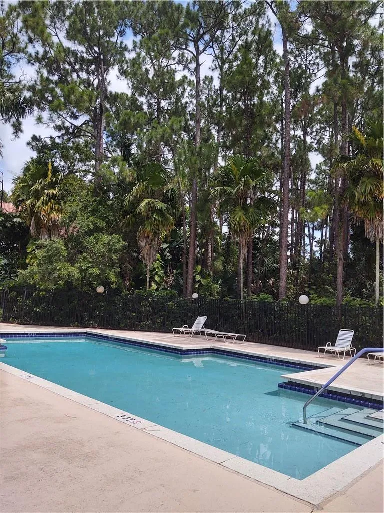 Pool located just a few steps from the unit .