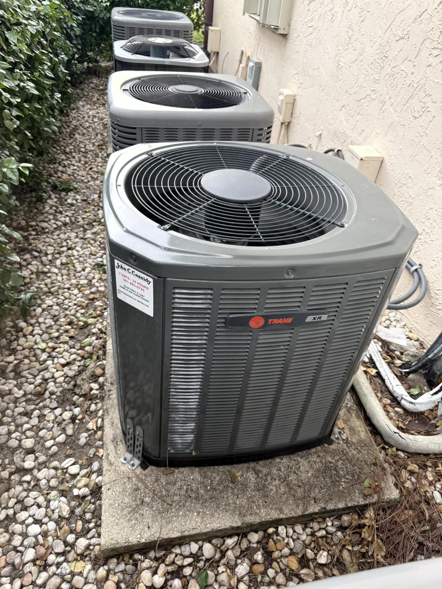 Outside AC unit