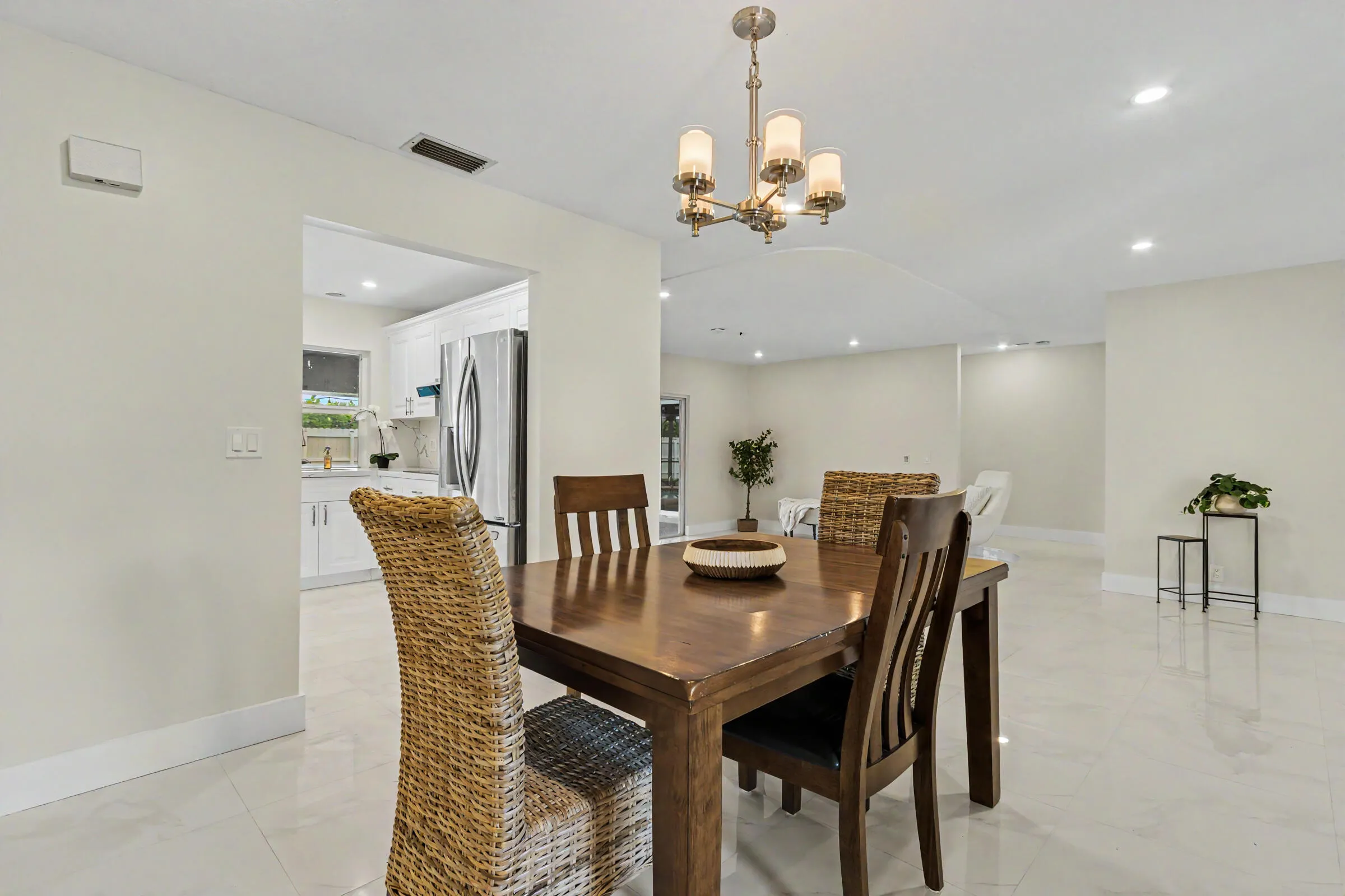 Dedicated dining space