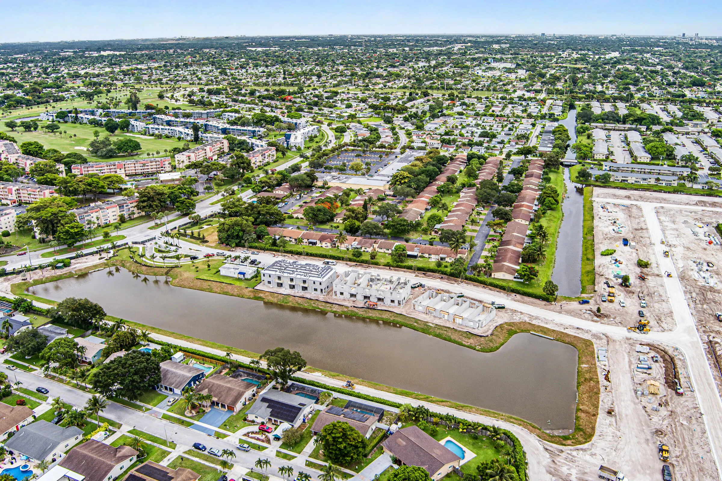 Property backs up to a service road and lake so no direct rear neighbors